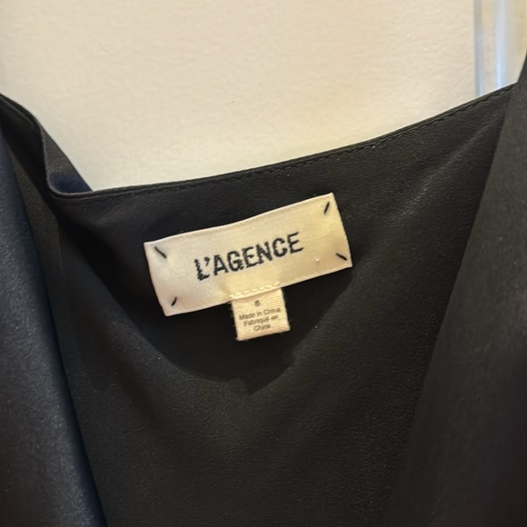 WORN ONCE - L’agence Perfect Black Slip dress - Picture 4 of 6